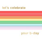 verjaardag kaart stijlvol let us celebrate your birthday